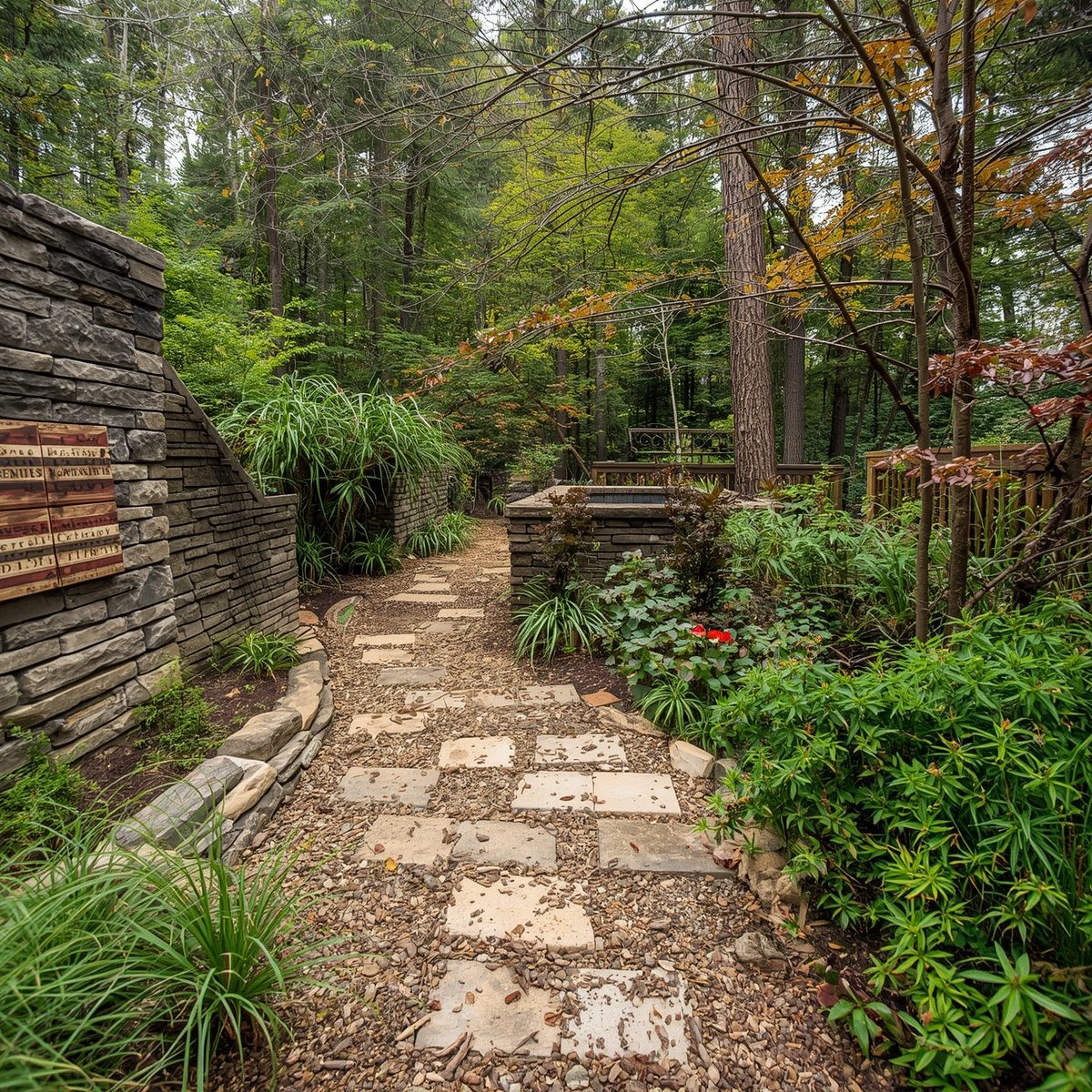 Terraced garden structure